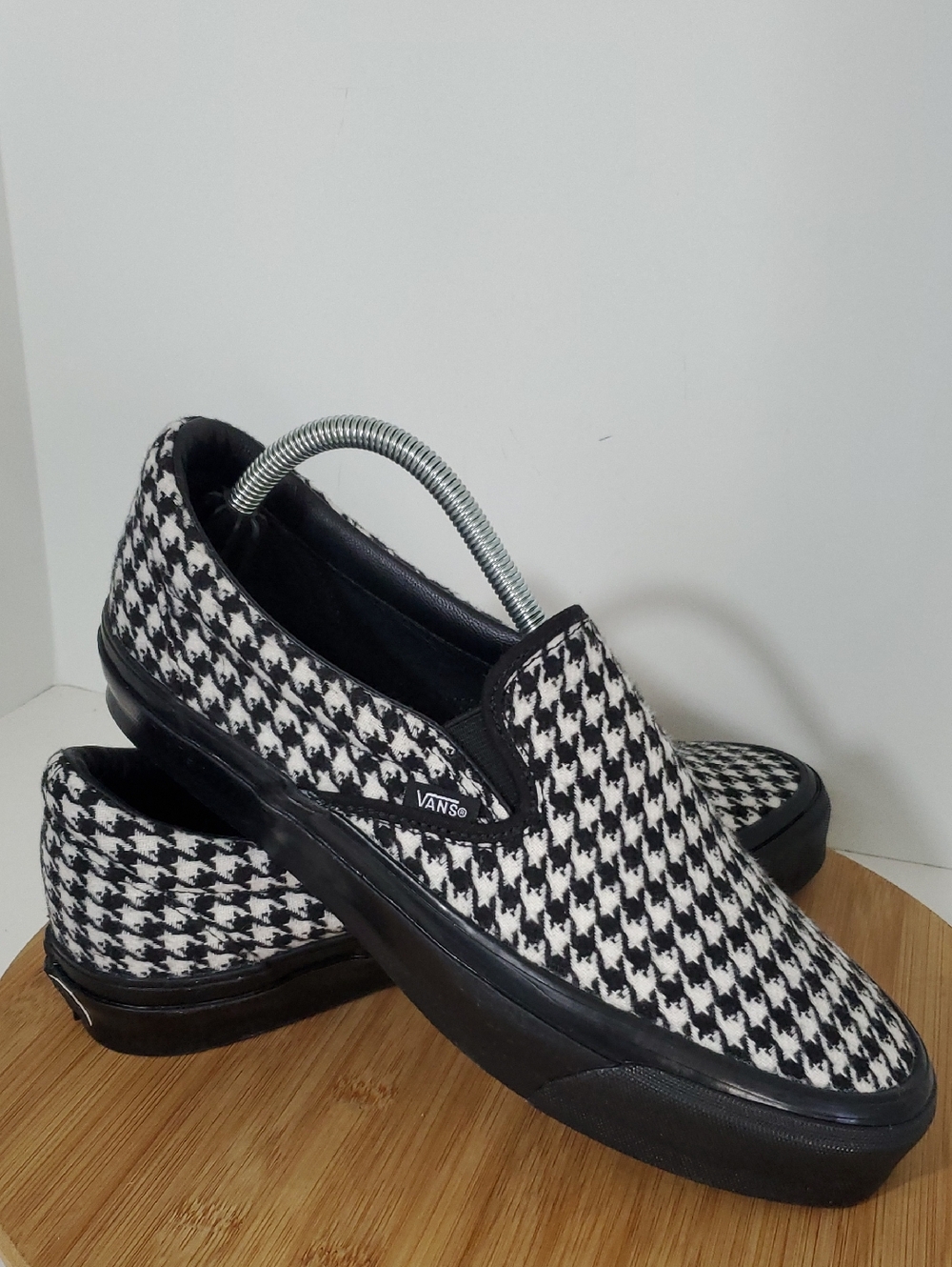 Vans Lx Classic Slip-On 98 Houndstooth Unisex M 9.5/ W 11 NWOT